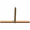 Ekena Millwork Eugene Smooth Timber Gable Bracket, Western Red Cedar, 108"W x 72"H x 5 1/2"D x 5 1/2"F, 16/12 Pitch GBW108X72X0606EUG00SWR - alternate 2